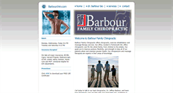 Desktop Screenshot of barbourchiro.com